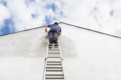 Peinture extérieure à la Guerche — façades et ravalement